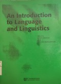 An Introduction to Language and Linguistics