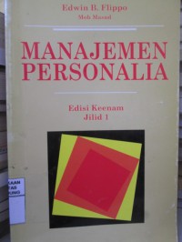 Manajemen Personalia Jilid 1