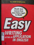 Easy writing letter of application in english