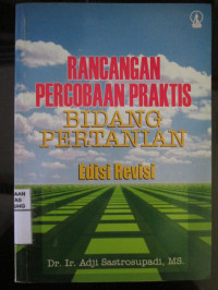 Image of Rancangan percobaan praktis bidang pertanian
