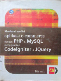 Membuat Sendiri Aplikasi e-commerce dengan PHP & MySQL menggunakan Codelgniter & JQuery