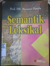 Image of Semantik leksikal