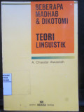 Beberapa Madhab & Dikotomi Teori Linguistik