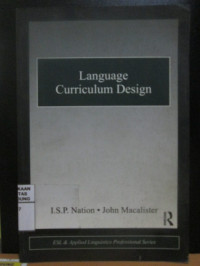 Language Curriculum Design