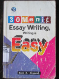 30 Menit Essay Writing, Writing Is Easy