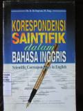 Korespondesi Saintifik dalam bahasa Inggris : Scientific Correspondence In English