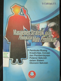 Manajemen Strategik Dalam Peningkatan Mutu Pendidikan