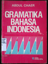 Image of Gramatika Bahasa Indonesia
