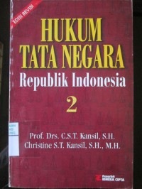 Hukum Tata Negara Republik Indonesia 2