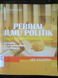 Image of Perihal Ilmu Politik : Sebuah Bahasan Memahami Ilmu Politik