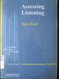 Image of Assesing Listening : Cambridge Languange Assesment Series