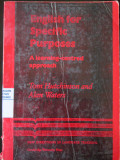 English for Specific purposes : A Learning-Centred Approach