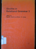 Studies in Relational Grammar 3