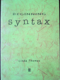 Image of Beginning Syntax