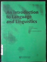 An Introduction to Languange and Linguistics
