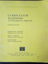 Image of Curriculum Planing A Contemporary Approach : Eighth Edition