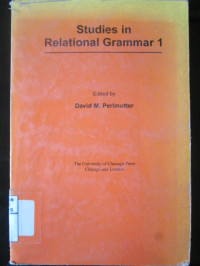 Image of Studies in Relational Grammar 1