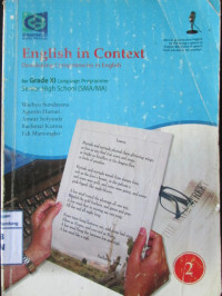 Image of English in Context Developing Competencies in English