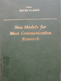 Image of New Models For Mass Communication Research
